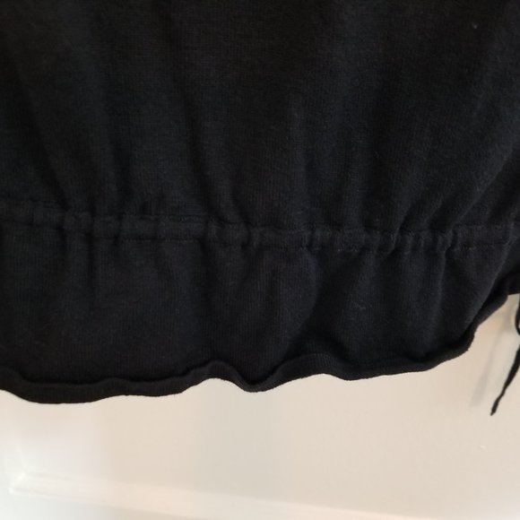 AphOrism Women's Small Black Bejeweled Knit Tank Top - Picture 3 of 8